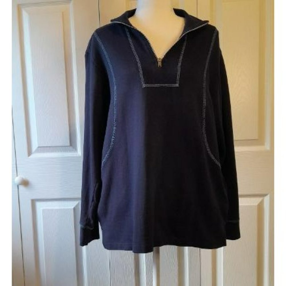 CW Classics Zippered Over the Head Women's Top XL